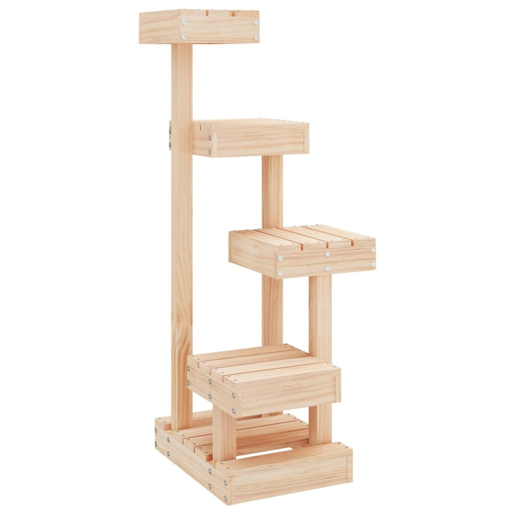 Decorative Cat Tree Of Solid Pine Wood 45.5x